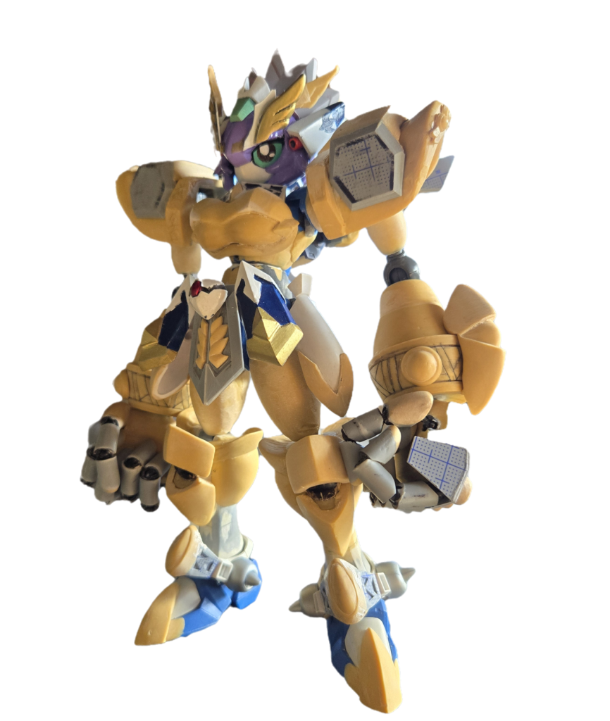 ほぼエポパテなので重すぎてポージングは無理でした(T_T)