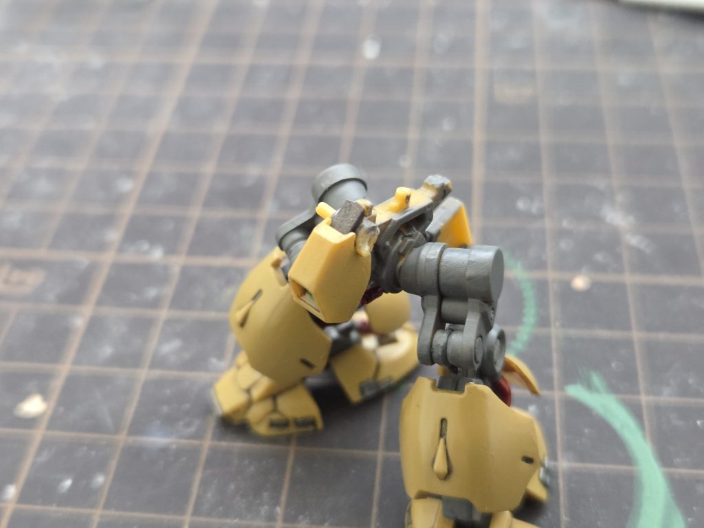 塗装後の組付けで折れました…第5弾って部品細かい分折れやすい……