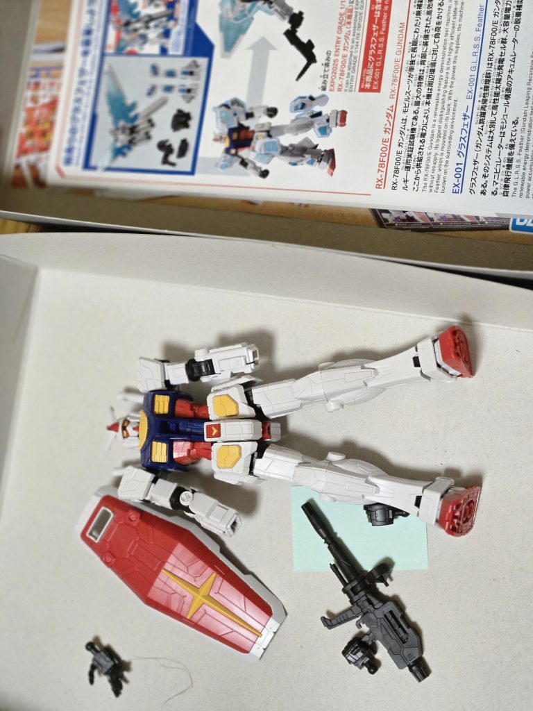 サクっとばらしてそのまま筆塗りしていくいつものスタイル