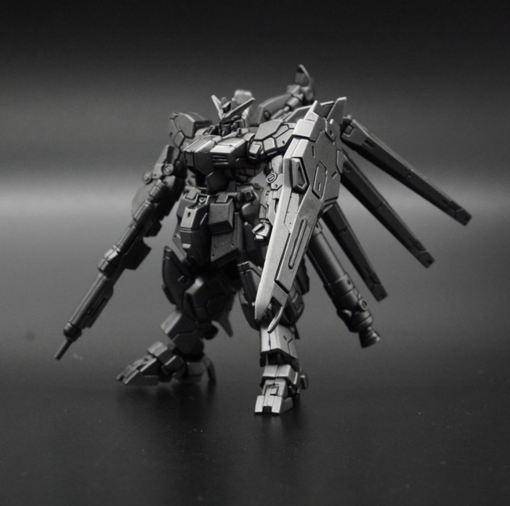 塗装レシピガイアマルチプライマー→ガイアサーフェイサーエヴォブラック→クレオススーパーアイアン2→ガイア蛍光クリアー→タミヤエナメルスミ入れ 最近、忙しくて、プラモデル作れない(ToT)