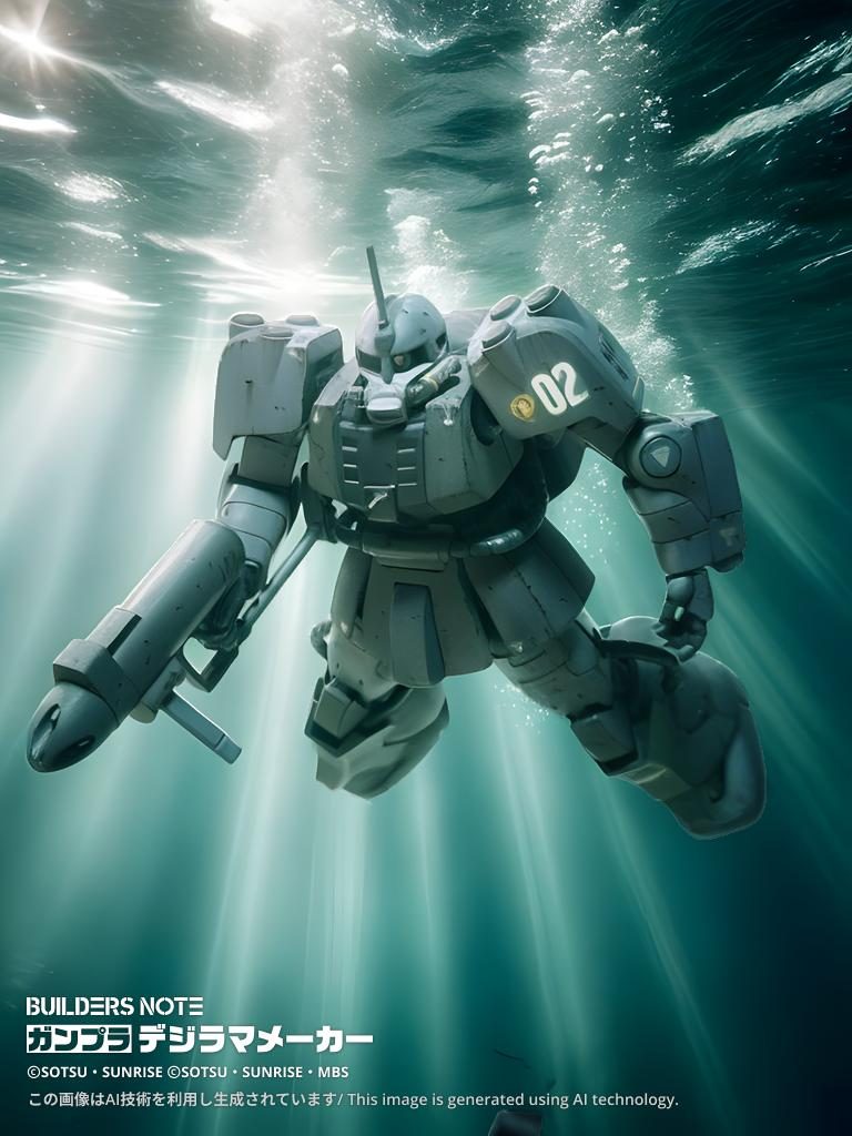 昔のキットですが、ザクマリナーも人生初制作で楽しめました。作戦行動時はこんな感じかなとか考えながら作ると、妄想が広がり良い時間でした。