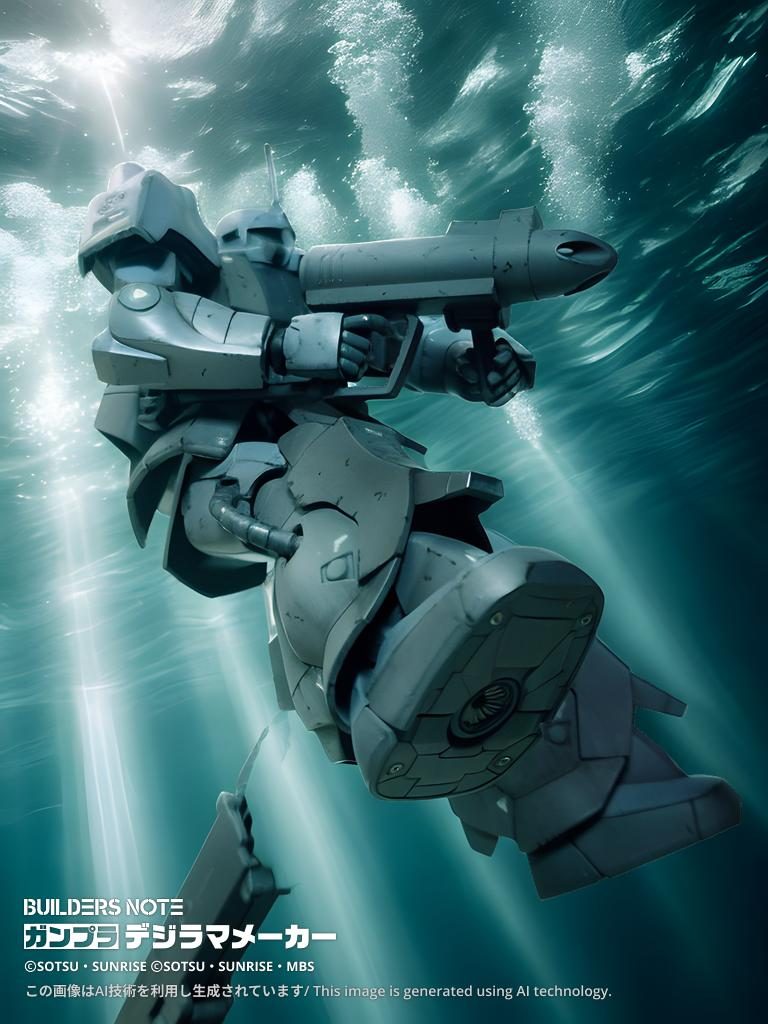 お気に入りのサブロックガンを構えて