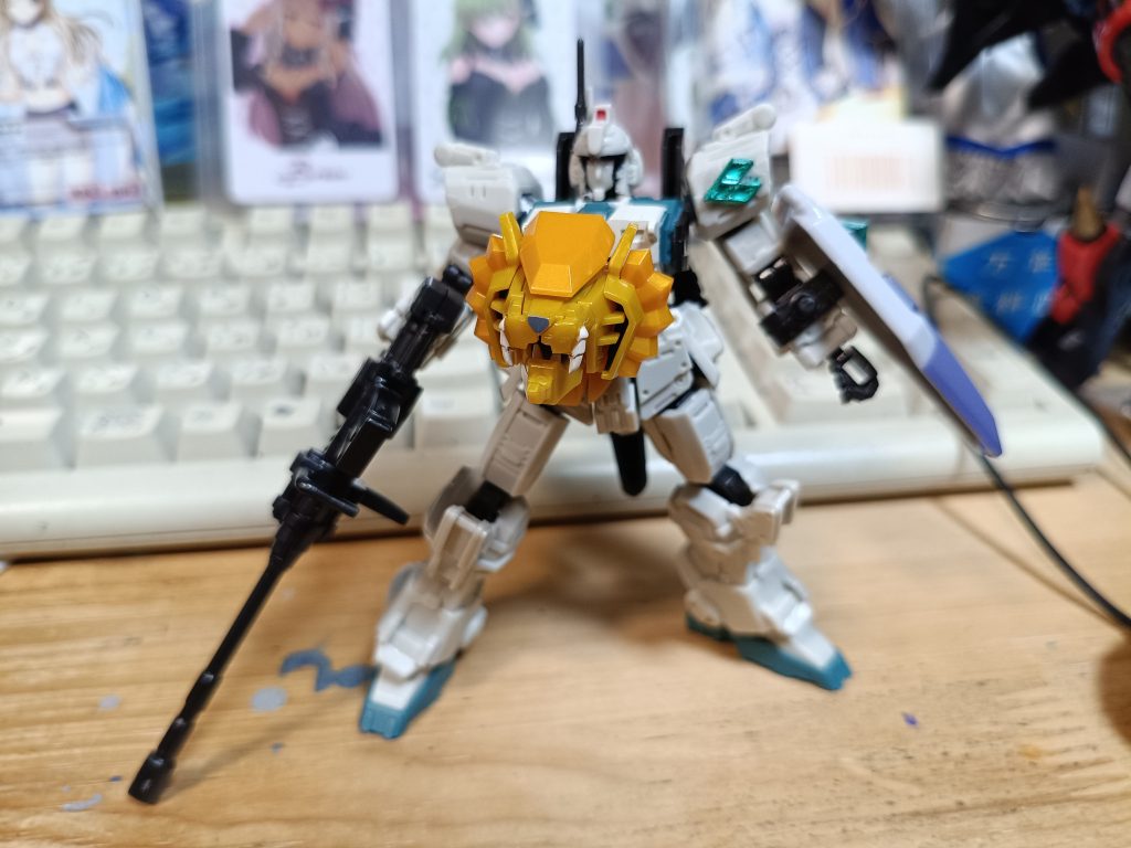 おまけ　ガイガーEZ8肩のスリージーマークはレジン複製しました