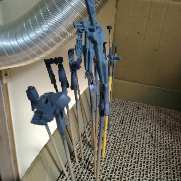 取り敢えず！外装以外のパーツの塗装が終わりました！😀まぁ後から見直して手塗りはあると思いますが！次から外装系の塗装に入ります！😄（2枚目）