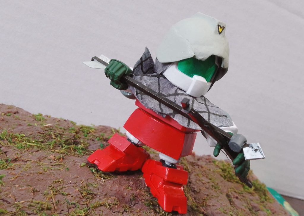 弓矢をつがえるこのモーションの為にがんばった