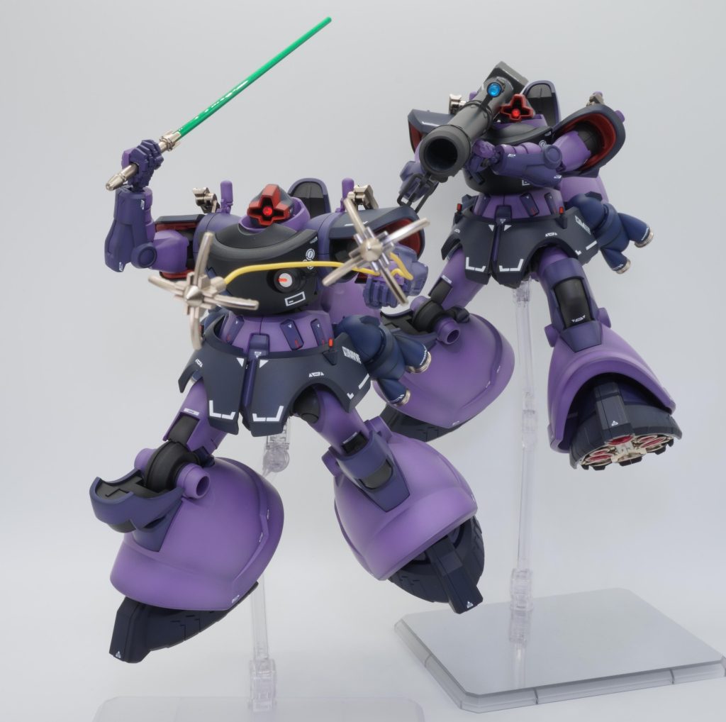 2体同時に製作して、原作のガイア/オルテガ機で揃えました。