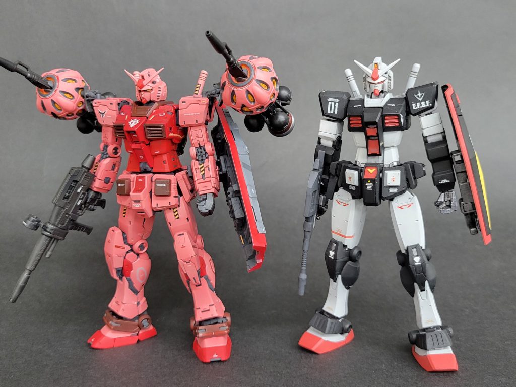 初めてRGを作成したのですが、パーツの多さに四苦八苦。完全になめてましたm(_ _)m良い勉強になりました。まだまだ精進ですね。 最後までご覧頂き、ありがとうございました。