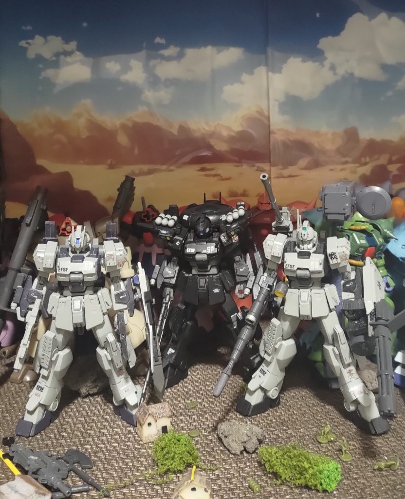 Ez-sr 特殊任務隊・零 揃い踏みez-srでもうちょっとバリエーション機を作りたいと想う所もありますが、これにてez-sr紹介は終わりたいと思います。皆様ありがとうございました。オレもシャドウ・ファントムやりたくなってきたげよ(笑)