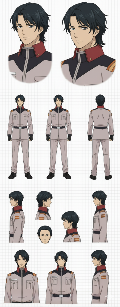 Ai画像生成にて連邦の軍服を着せるのがメッチャ上手くいったので載せておきます。ひっそり更新できてるといいな!