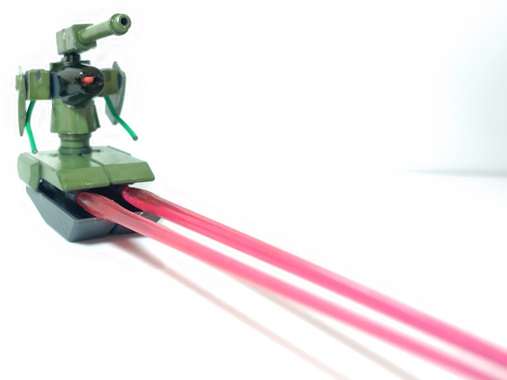 ガトリングからはビームが出ます