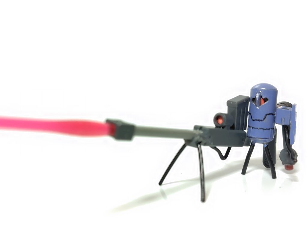 ライフルはシュツルムファウストと同じくらいのビームが出ます