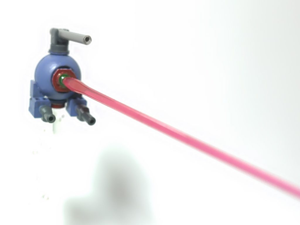 目からビームが出ます