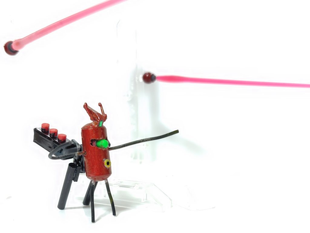 ファンネルからはビームが出ます