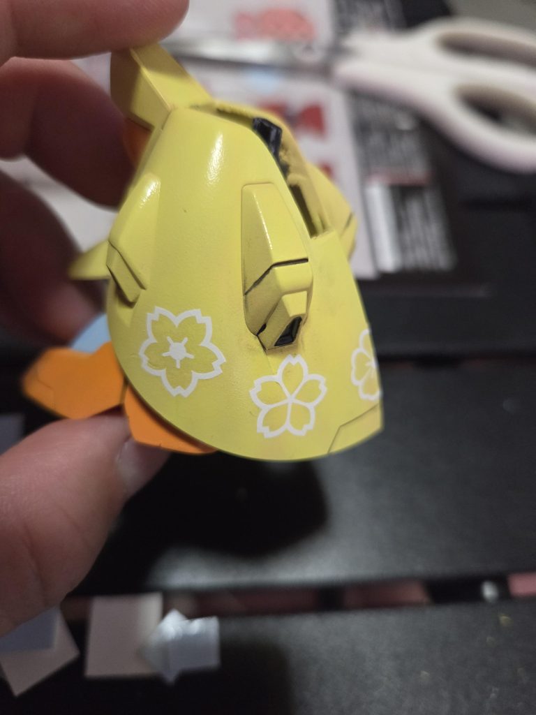初めての水転写デカール