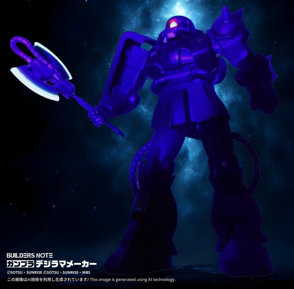 宇宙背景です　両刃のヒートホークは別のキットから