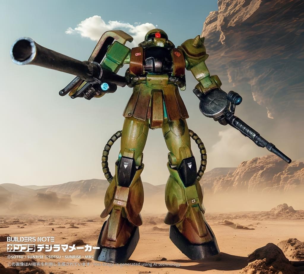 砂漠背景です　関節はいじっていないので可動性はイマイチですが、スタイリングは素晴らしいですね