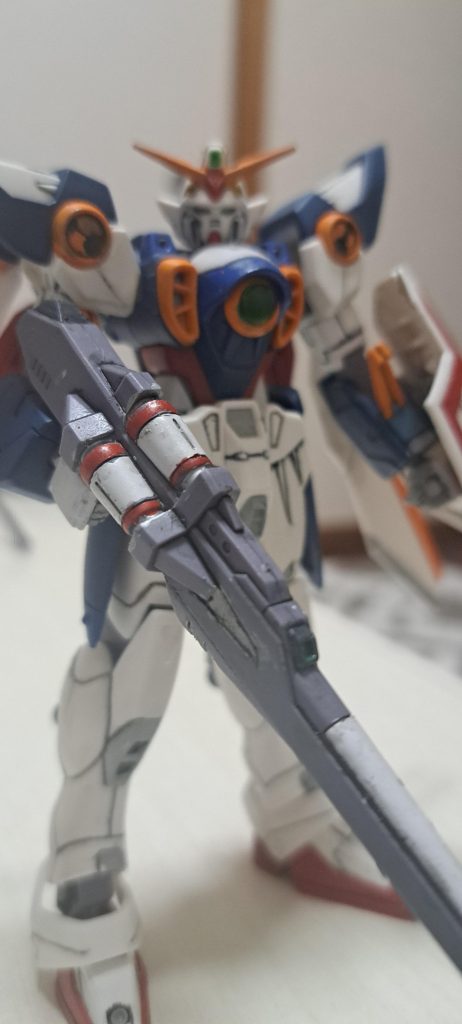 お顔がボケてます。