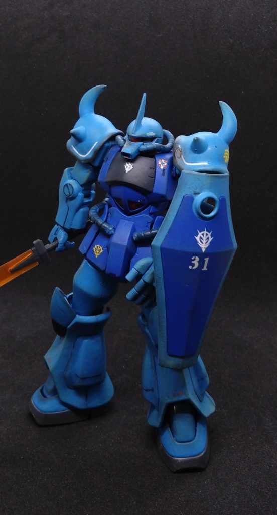 やっぱりジオンのMSを作っている時が一番テンションがあがりますね。