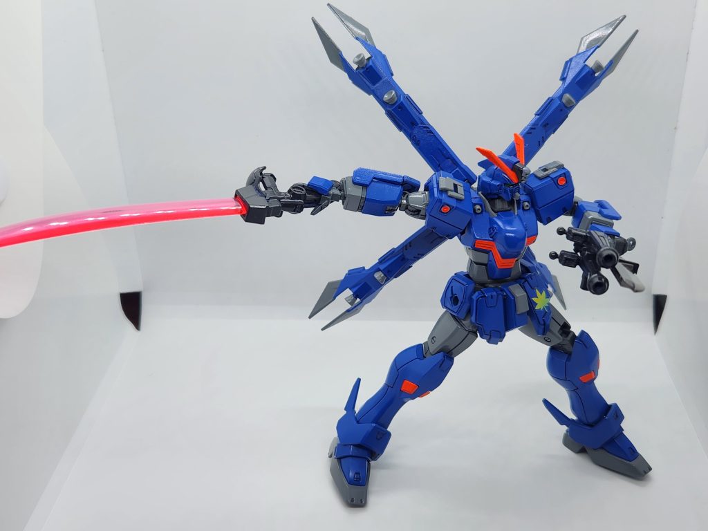 専用ビームザンバー、バスターガンのグリップを再利用したビームザンバー