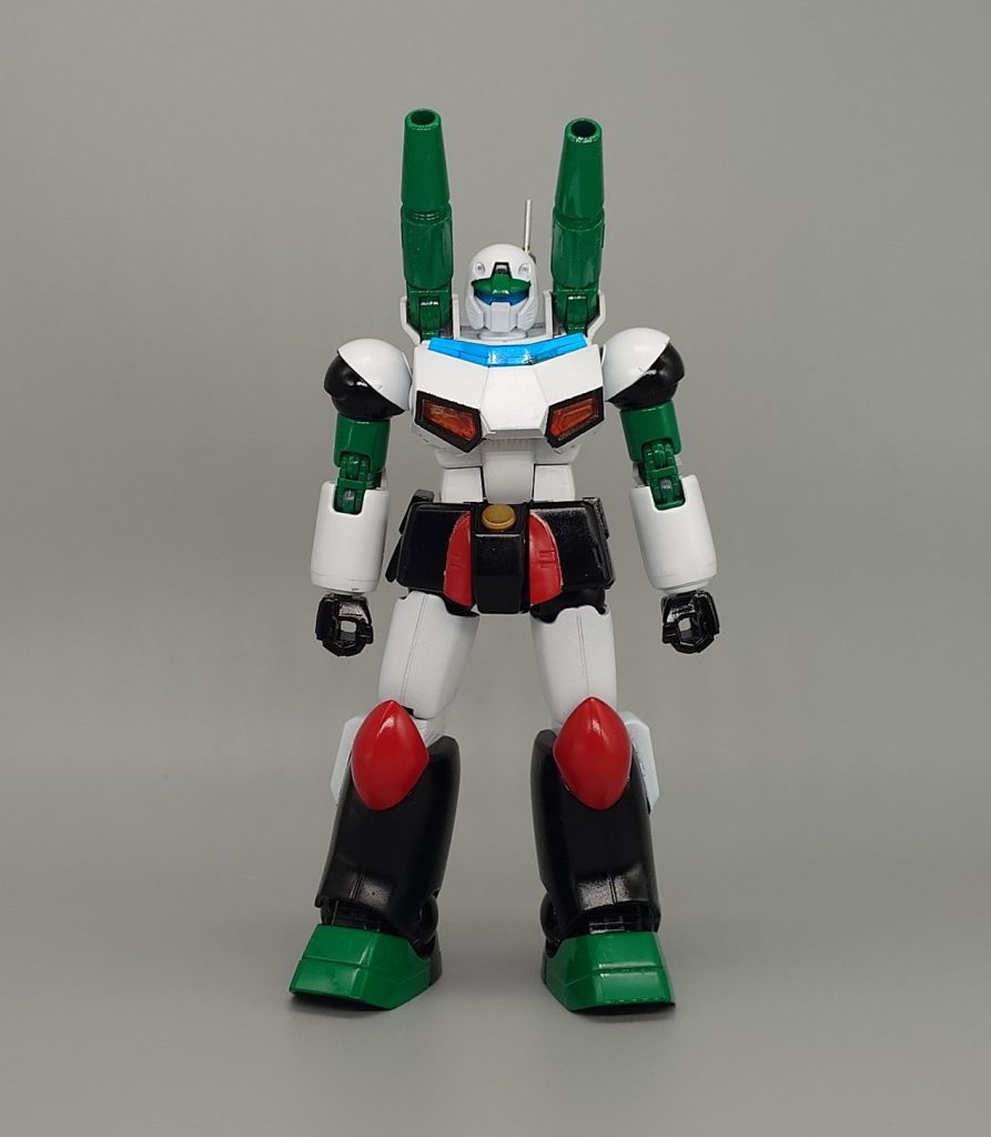 肩キャノンの配色は悩みましたが、DX版の腕を参考にしました