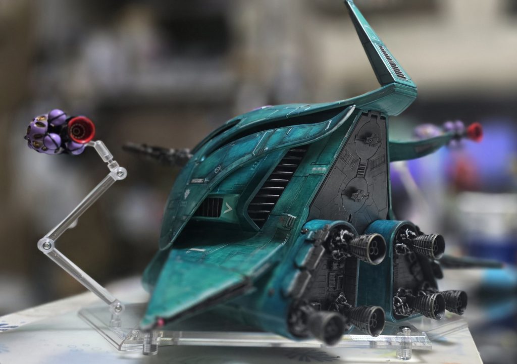 塗装は筆塗りで行いました！