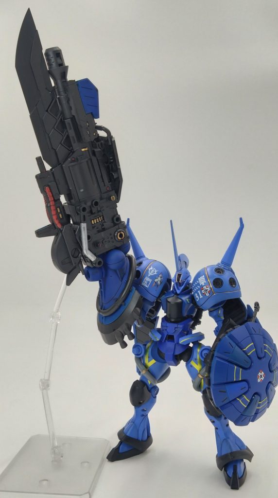 ニゴリGQuuuuuuXMSVMS-15K/R H ランバラル専用ギャンカスタム type K(クリ―ガー) ハモン装備武装 専用ヒート剣   ビームサーベル×2   シールドミサイル   電磁ワイヤーロッド   火器複合銃槍兵装 ハモン