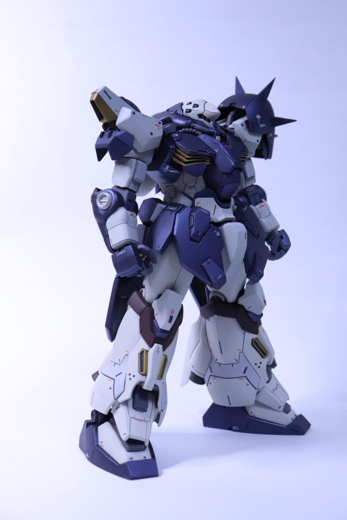 ハンドパーツは余っていたMGの物を使用。(デルタプラスのかな?)ちょうどいいサイズ感です。