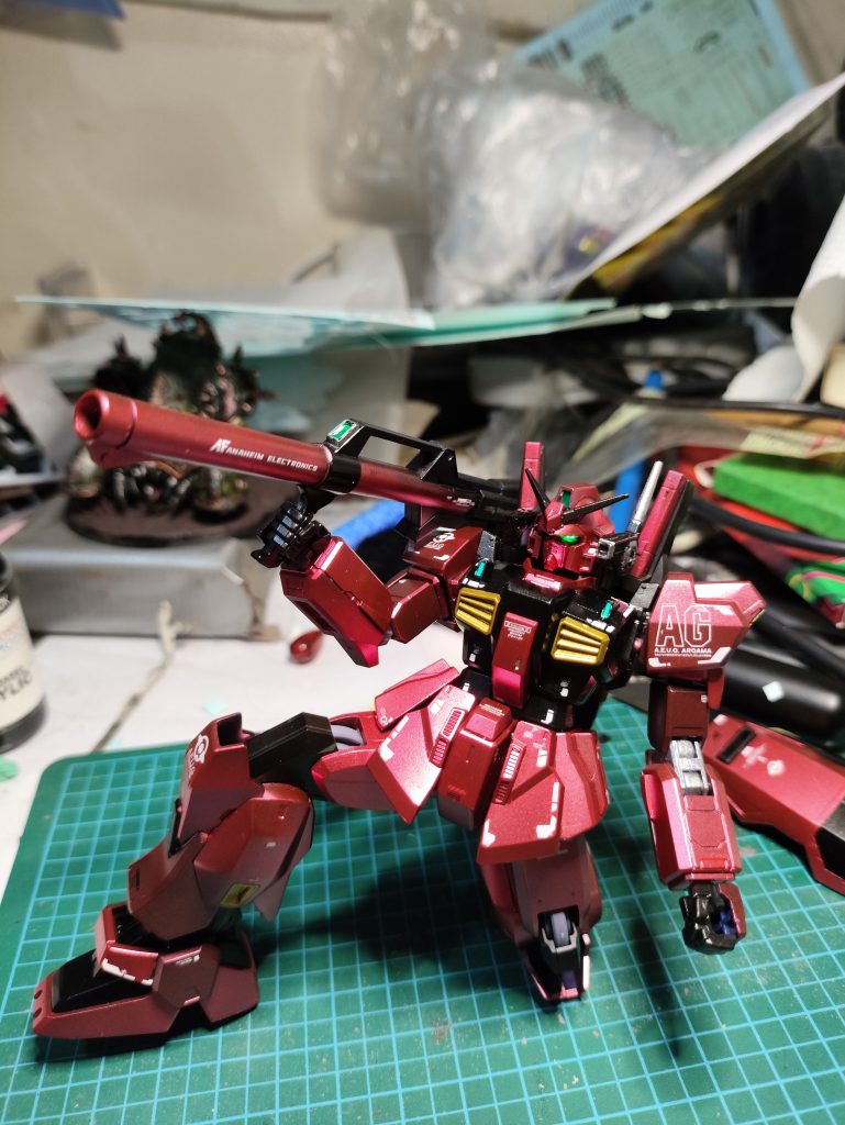 Custom Painted HGUC 1/144 RX-178 Gundam Mk.II(Titans) Quattro Bajeena Color Metallic ver.–3枚目/制作者：BlitzGod28