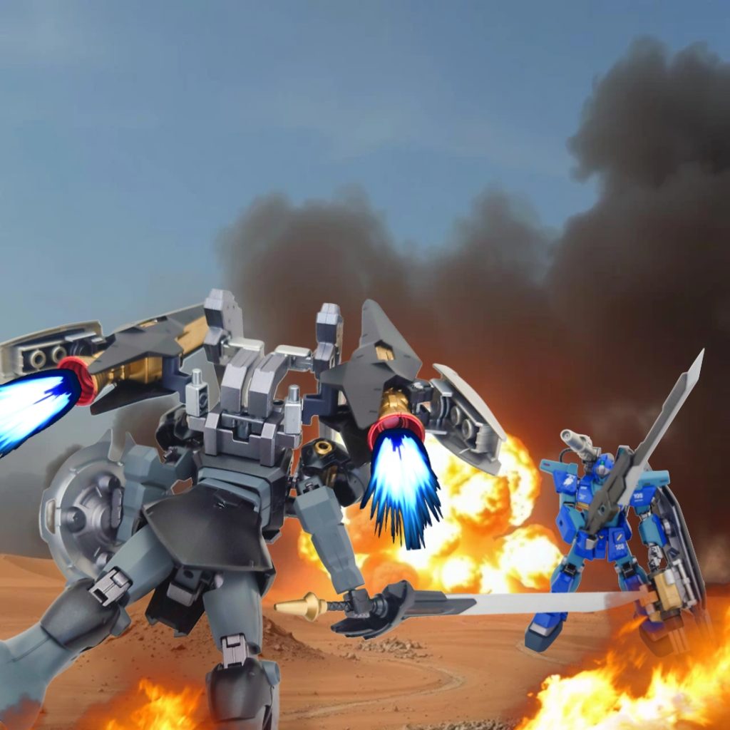 高速で接近するギャンフリューゲルにユウ・カジマのジムカスタム2がどう対処するのか?