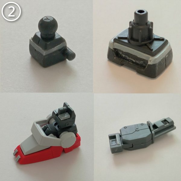 先日、フォローさせて頂いているミズカともかささんよりバトンを託されました。どうやらGUNSTA内で交流のあるモデラーさん達が、自分の塗装レシピや改造法、使っている道具などを他の方にも公開する…みたいな意図のバトンリレーのよう。自分はここ数年、完成作品を投稿していないほぼほぼ『見る専』なのでバトンが回ってくる事は無いだろうと完全に油断していました(笑)。しかしバトンを受け取った以上、何かしら投稿しなくては…しかし私には皆さんに披露できるようなテクニックや塗装法、おすすめの道具など特になく…ものすごくネタに困ってしまいました😅そこでしばらく悩んだ末、私が最近好きでよくやっている工作『プロポーション改修』についてちょこっと書いてみます😊…と言っても初級モデラーの私の解説では、プロポーション改修をやった事ある上・中級モデラーの方々には退屈な内容かも知れませんが😅そして私のプロポーション改修作品の中で完成までこぎ着けたのはガンキャノン1体だけという…💦いや、これ私が語って良いテーマなのかもはや疑問ですがここまで書いたので仕方ない…続けます😁前置きが長くなりましたが、まずプロポーション改修をするとどんな効果があるのかというと『キットを自分好みのプロポーションにできる』当たり前ですが、これが1番なのではないかと😊ただ元のキットのプロポーションに不満がなければ弄る必要は全くありません😁しかし、ほんの数ミリ単位の延長や短縮でパッと見の雰囲気が格段に変わるのです!例として私のいくつかある制作中(放置中😅)のものを晒します🙇画像① HG陸戦型ガンダム以前、制作中で投稿した事のある陸ガン。この場合は、首、腹部、ひざ関節、足首で延長しています。身長が伸びてなんとなくスタイリッシュになった感じがしません?こういう改修ってキットによって方法が違いますが、ネットを探せば載ってる場合もありますし、自分なりのやり方を見つけるのもアリだと思います😊画像② 陸ガンの各部詳細左上から時計回りに首、腹部、ひざ関節、足首になります。首と腹部は定番のプラ板挟み込み、ひざと足首は差し込み部分が奥まで入らないようにプラ板で適当にスペーサー作って接着しただけの超お手軽改修😅ほぼ見えない部分とかは手抜きするのがSont@流😁画像③ HGガンダムエアリアルこちらも以前制作中で投稿させて頂いたエアリアル。現在はここから脛も延長してさらに脚長になっておりますが、右画像の状態で肩部の幅詰め、腹部延長、二の腕短縮、股関節軸の入れ替え等をやっています(うろ覚え😅 )。改修に関してはほぼネット記事を参考にしたと思います😊画像④ HGガンキャノン(リバイブ版)こちらは過去作のガンキャノン。唯一のプロポーション改修の完成作品になります😅💦二の腕はプラ板を巻いて太らせ、太ももはプラ板とパテで太らせています。今見ると改修が雑だなぁ…😰 画像⑤ EG RX-78 ガンダム こちらも以前制作中に投稿したエントリーグレードのガンダム。アニメ寄りのプロポーションを目指して改修しました…が、ホワイト部の塗装が上手くいかず頓挫😨画像⑥ 制作途中で放置されてるモノたちプロポーション改修は大好きなのですが、プロポーションの改修で満足してしまったり、自分のレベルに見合わない難易度高めの改修に手を出してモチベーションが下がったり、色々な理由から放置されているプロポーション改修済みの制作途中のキットたち😅彼らがちゃんと完成までたどり着く日ははたして来るのか!?…以上、プロポーション改修ノススメ?でした😄長くなりましたが、薄~い内容で申し訳ございません🙇💦ここまで読んでいただいてありがとうございます😆✨…こんなんで良かったのかな? (2枚目)