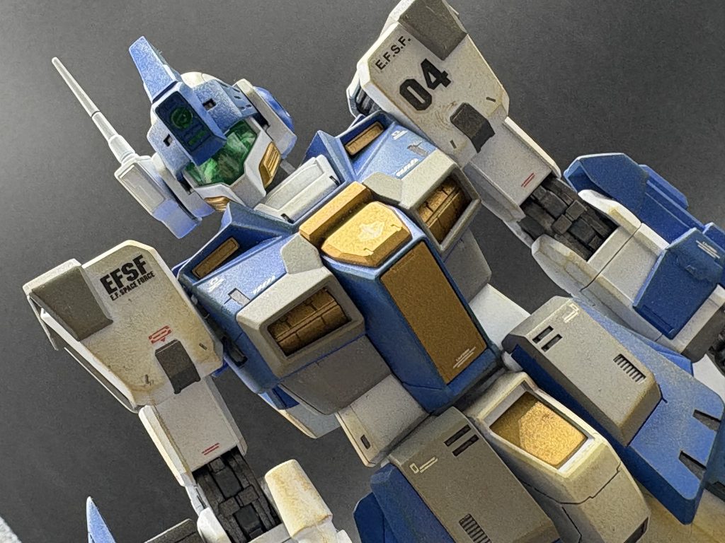 ジムドミナンス　4号機　ウェザリングデビュー
