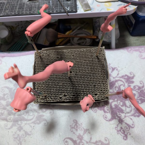 フィギュアライズラボ　フミナ製作途中