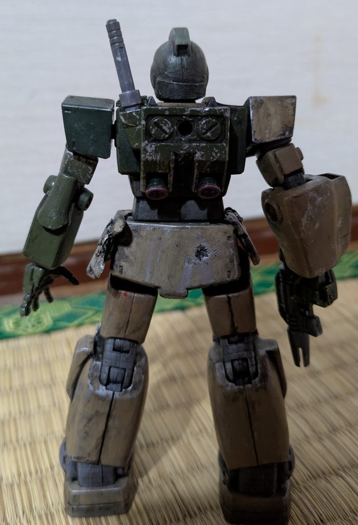 ビームスプレーガン装備(後ろ)