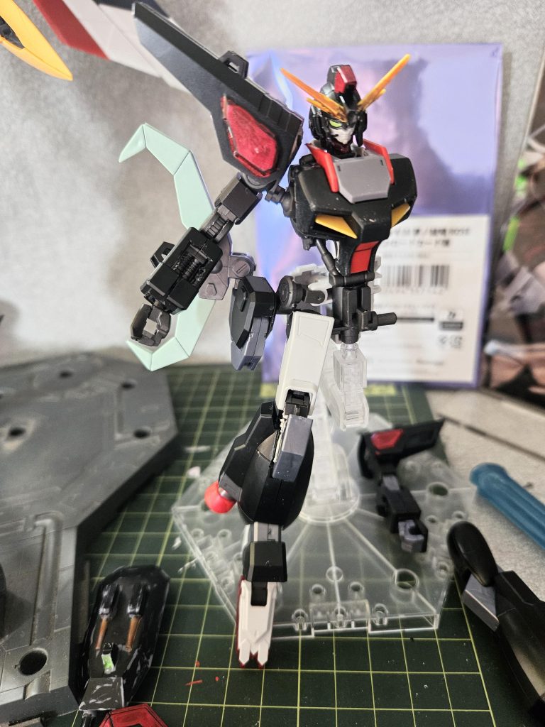 レイダーの外装を順調にガンダムフレーム化。この過程がめっちゃ楽しい