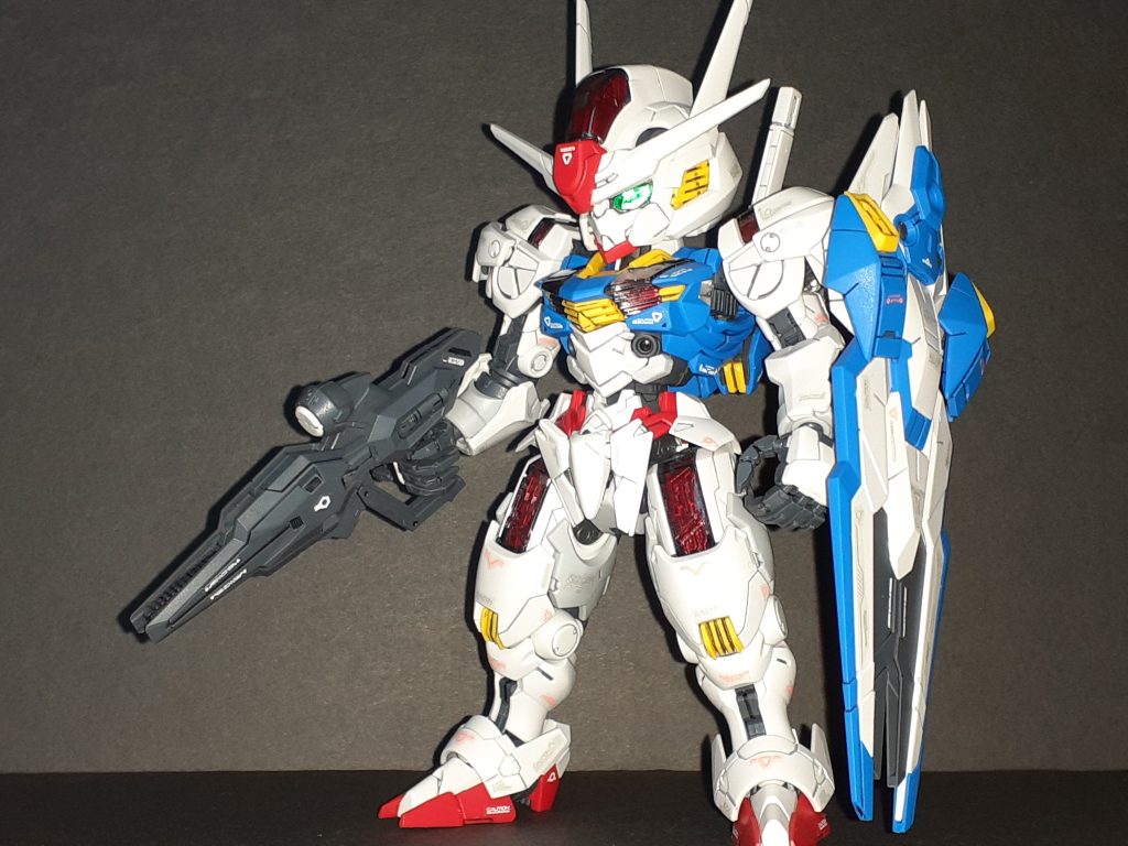 MGSDはフリーダムとバルバトスは持ってますがどちらもガンベ限定版で、普通のMGSDを購入したのは初めて。スミ入れとつや消しトップコート。