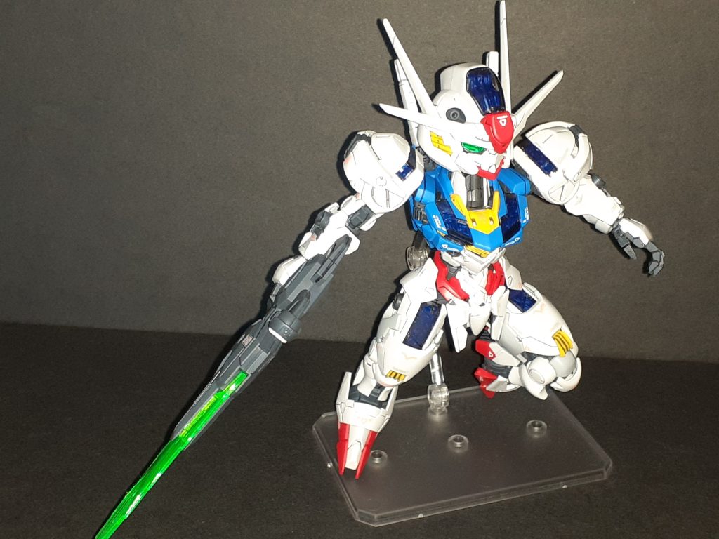 シェルユニット差し替えでパーメットスコアシックス状態へ。こちらもメタリックブルーで塗ったけどあんまりわからんかも。