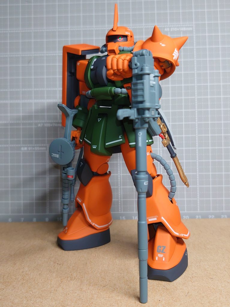 このキットでぶっちゃけ一番面倒なのは専用ヒートホークの塗りです。w