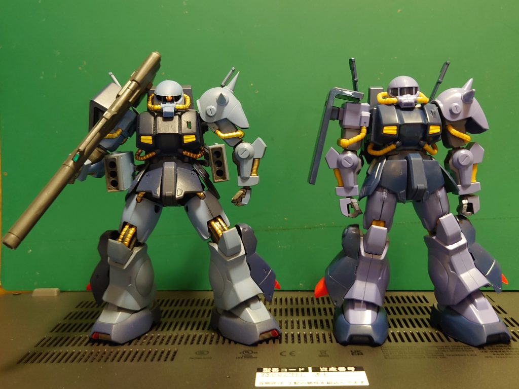 …おかげで素組では難しい、腰落としガン睨みポーズ可能です