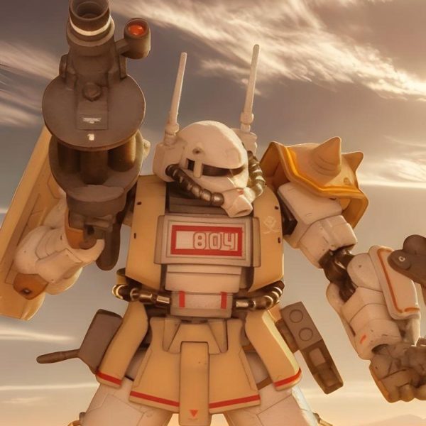 HG  1/144　デザートザク　ピンクパンサー隊機