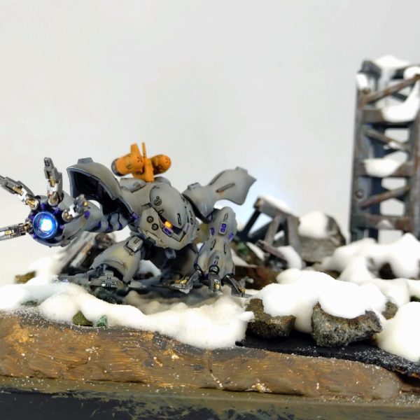 【ジオラマ初挑戦】スペリオルディファイン　ハイゴック　その2