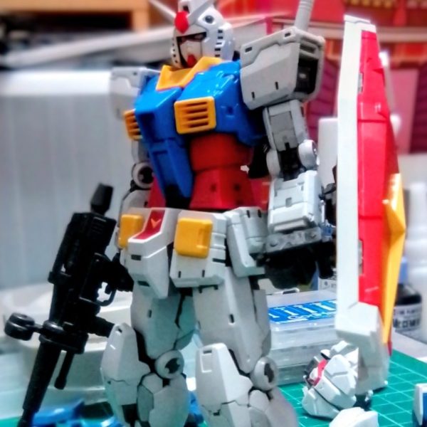 RG ガンダム　Ver2.0 素組み
