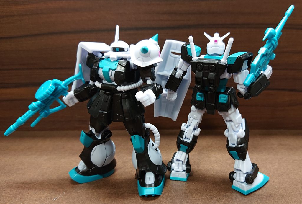 RG版と比べると見劣りはしますが、結構塗り分けされていて良いです。