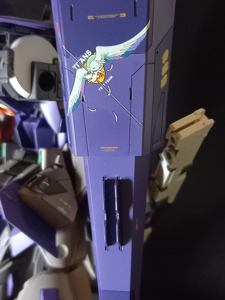 デカールはガンダムデカールDXのA.O.Z用やコーションデカールのオレンジなどを使用