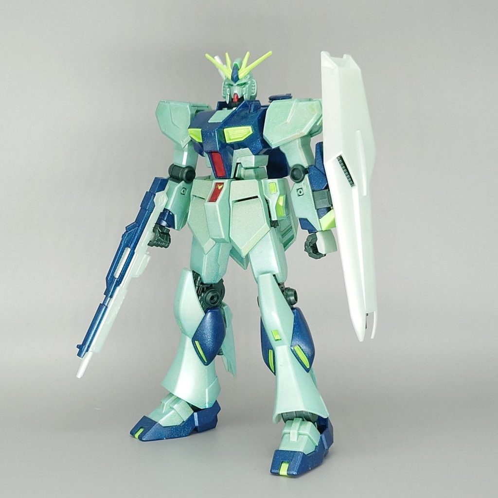 習作】サイコフレームホログリーン νガンダム｜邑楽(おうら)さんの