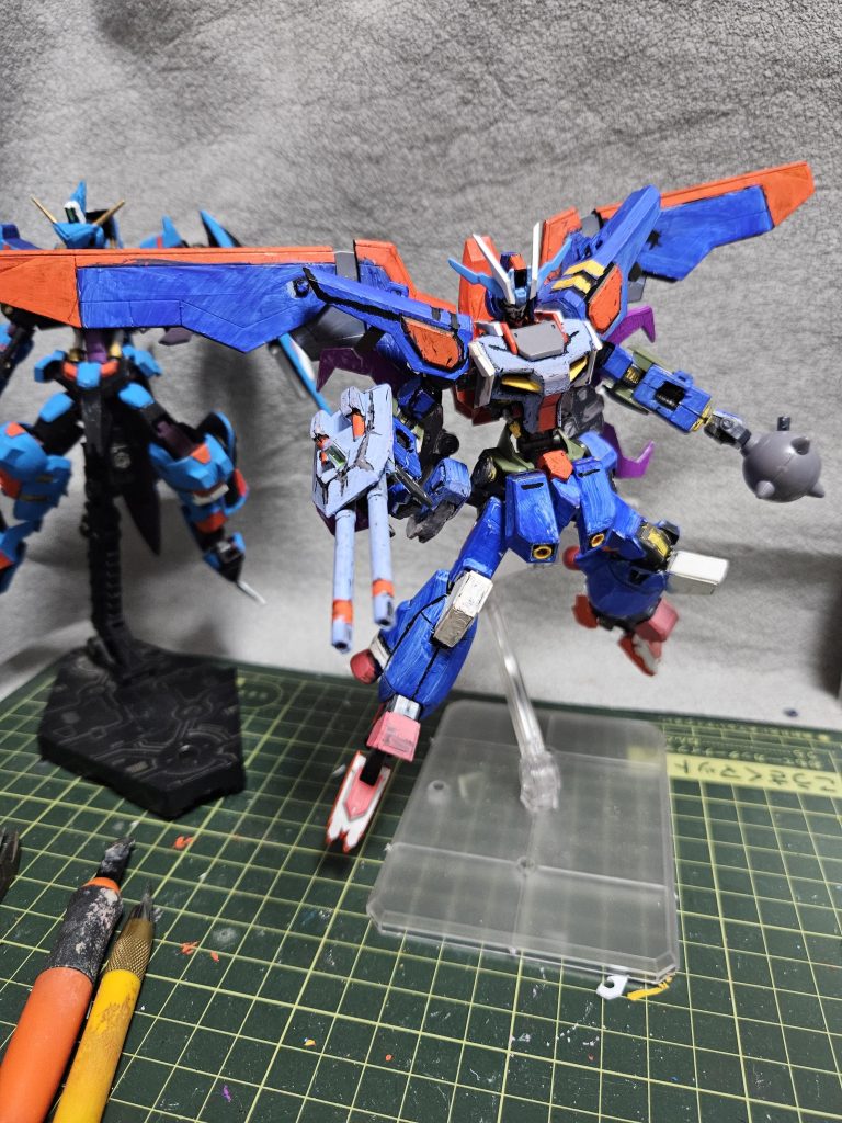 角が折れたため改修してる最中の写真