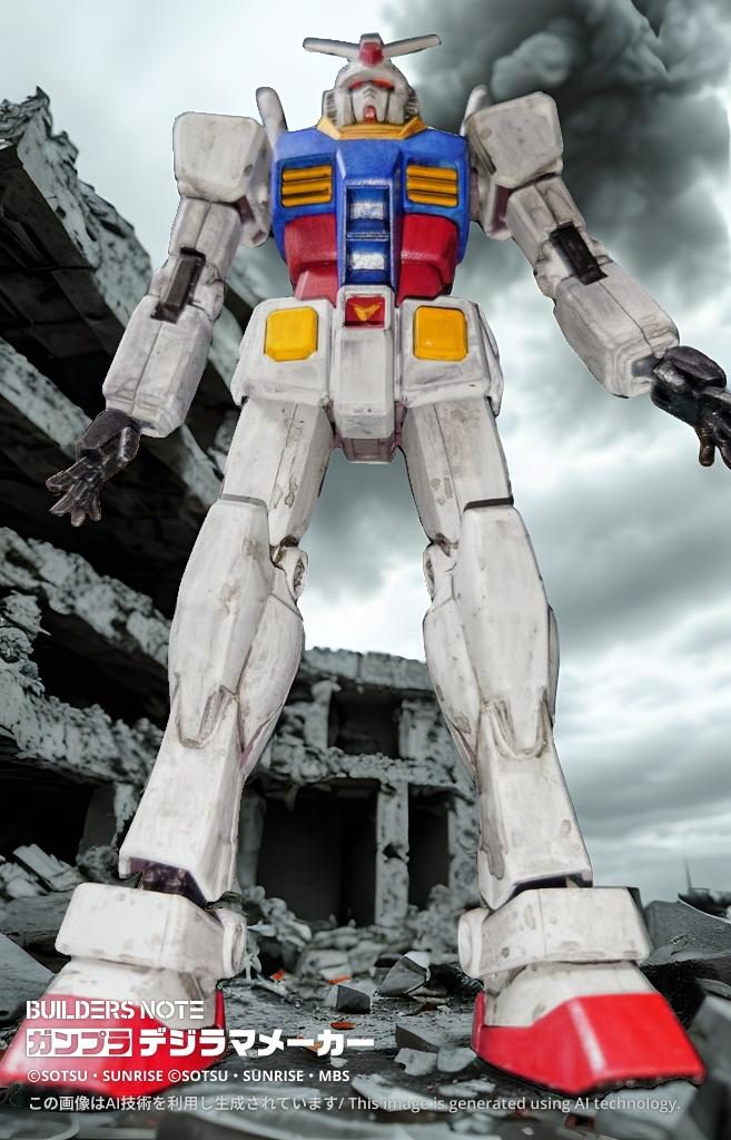 ガンダム、大地に立つ！