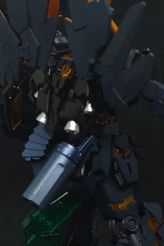 後のバーニアにも塗装を施し高級感のあるバックアップに変身！