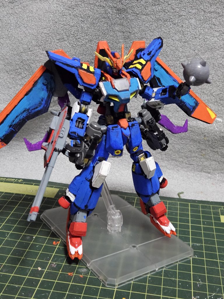 本体色は目立つブルー系とオレンジ系の組み合わせに。