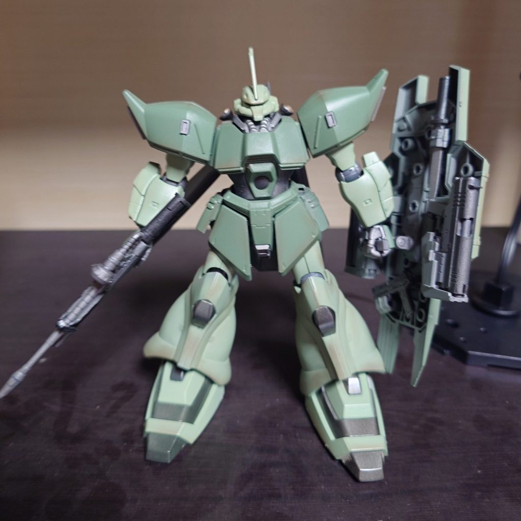 HG】緑の烈風だ！逃げろ！【ゲルググJ】｜緑の烈風さんのガンプラ作品