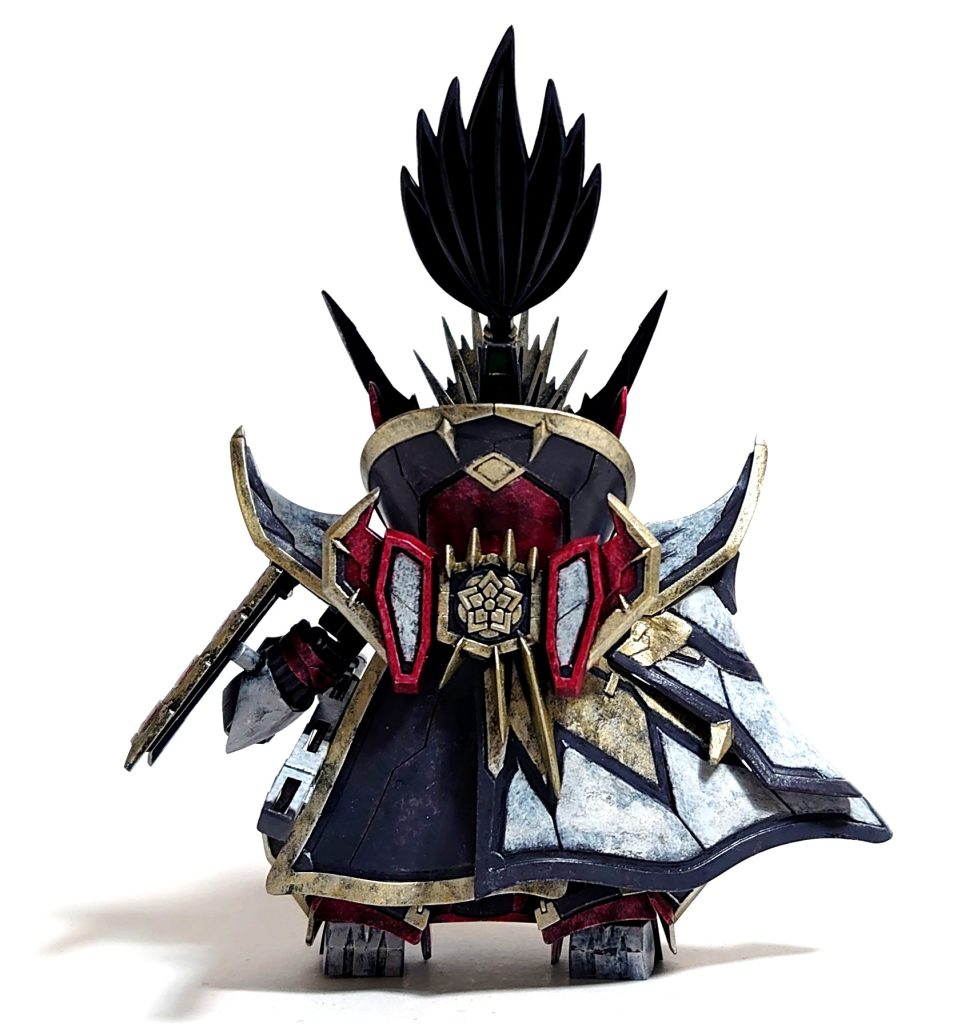 塗り潰しすぎない、塗り過ぎないをモットーに。全体的にいい色だと自己満足。ただ、白の塗料は相変わらず濃度調整が難しくボコボコになった箇所も。まだまだ経験が必要。